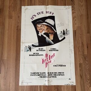 At Long Last Love Movie Poster One Sheet 1975 Burt Reynolds Cybill Shepherd